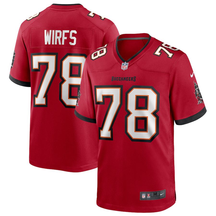 Men Tampa Bay Buccaneers #78 Tristan Wirfs Nike Red Player Game NFL Jersey